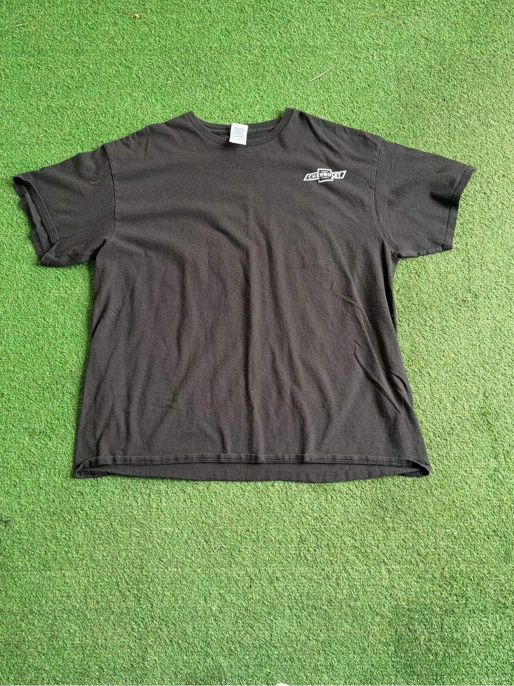 Delta Black Short-Sleeve Crewneck T-Shirt with Small Chest Logo